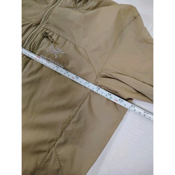 Arc’teryx Incendo Airshell Hoody Jacket Men’s Small Beige Ultralight Packable - Picture 10 of 11